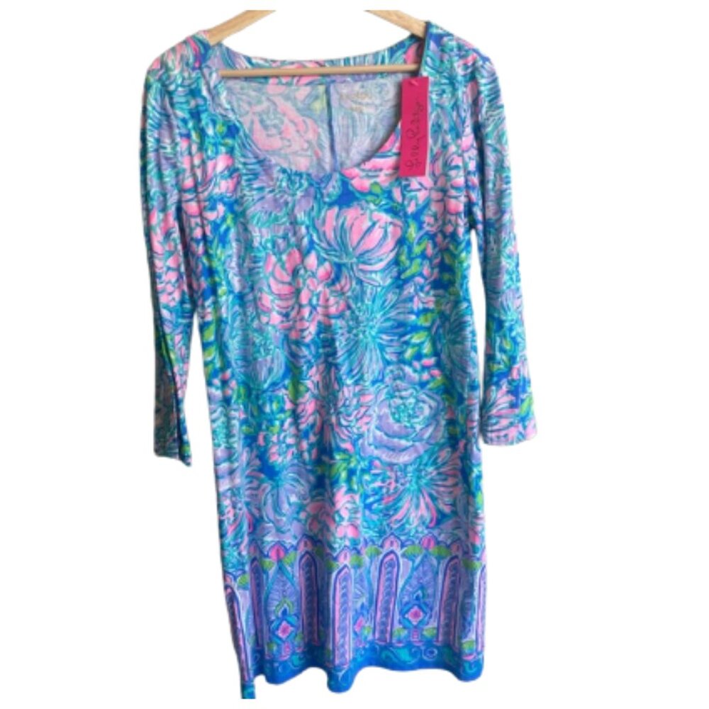 NWT Lilly Pulitzer Sherrill Multi in Full Bloom Knit Dress Womens Size M